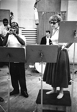 Louis Armstrong and Lotte Lenya