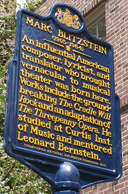 Blitzstein historical marker