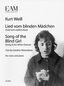 Lied vom blinden Mädchen sheet music cover