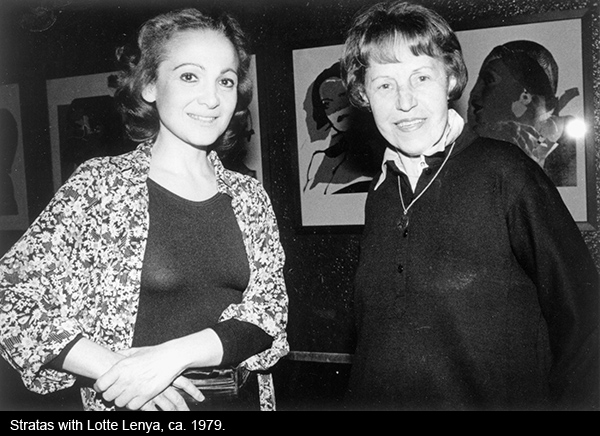 Teresa Stratas and Lotte Lenya
