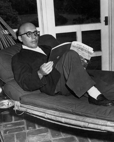 Kurt Weill: New City, ca. 1949 (photo: Chapman-Rasponi)