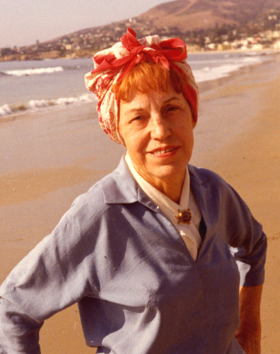 Lotte Lenya: Laguna Beach, 1971 (photo: Mitchell)